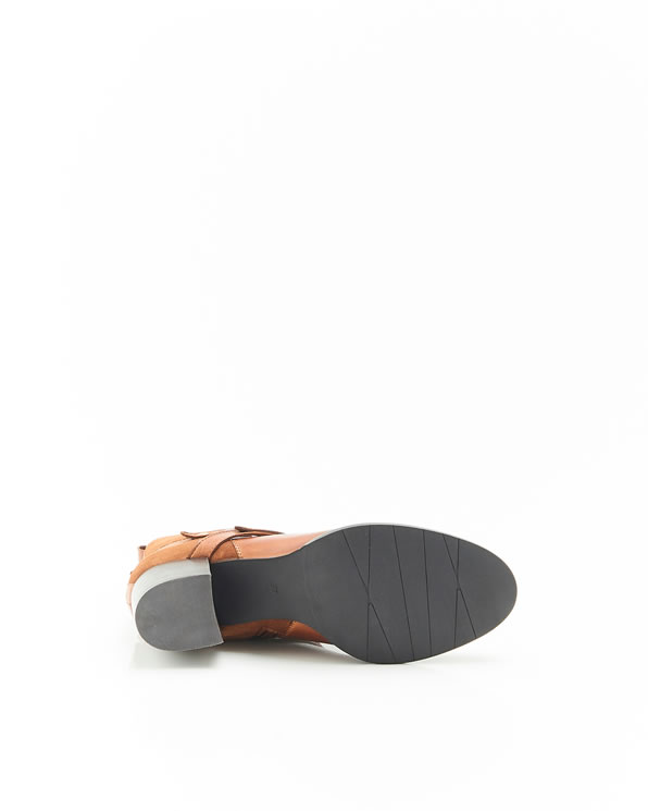 Bottines bi-matières