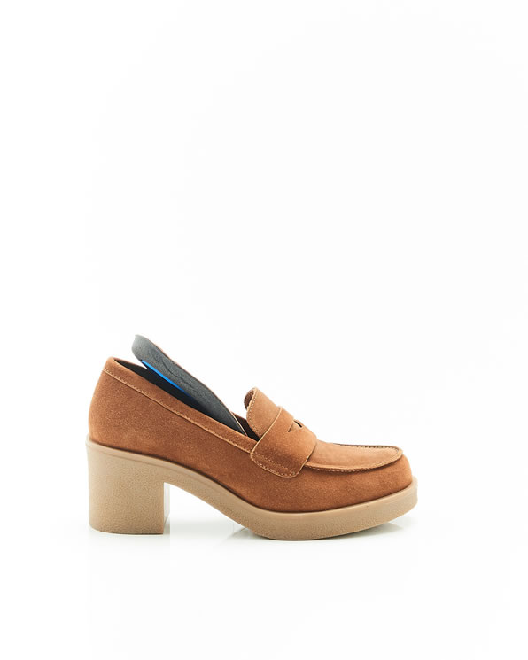 Mocassins à talon Amortyl