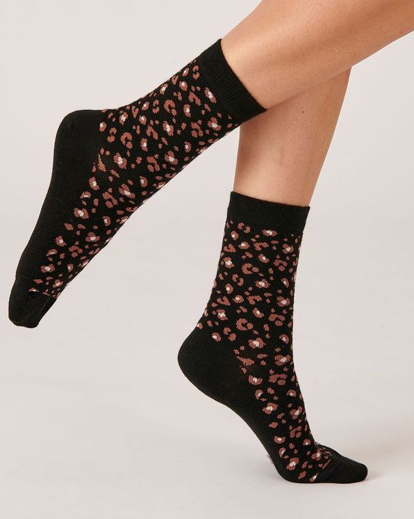 Lot de 3 paires de mi-chaussettes maille jacquard mélange laine