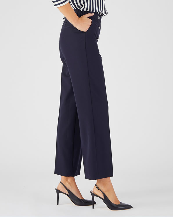 Pantalon 7/8ème effet pont