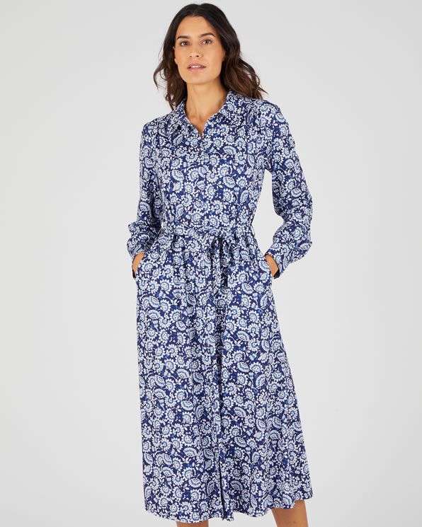 Robe boutonnée maille chaude