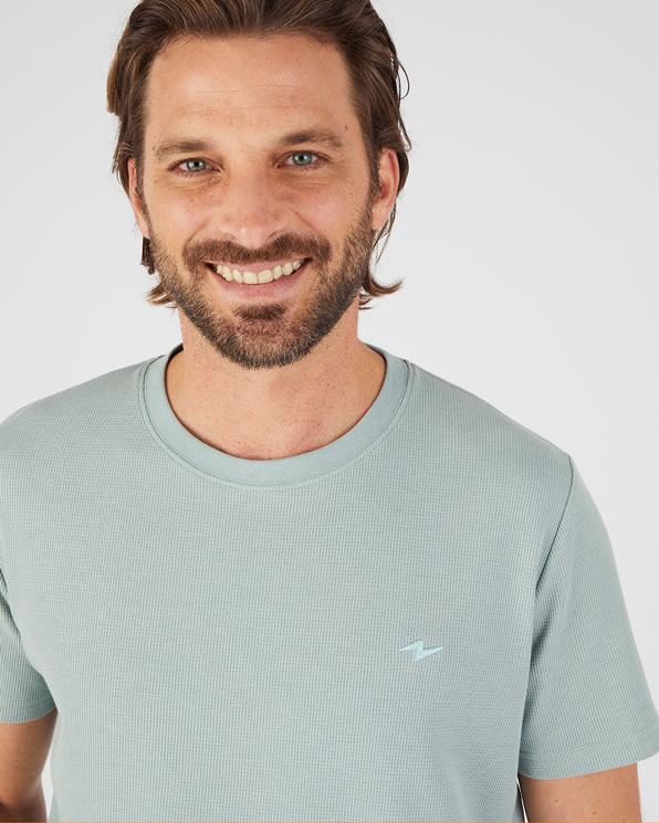 T-shirt maille gaufrée