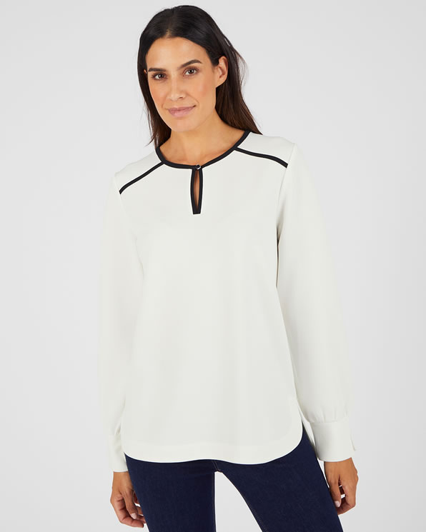 Tunique maille crêpe stretch