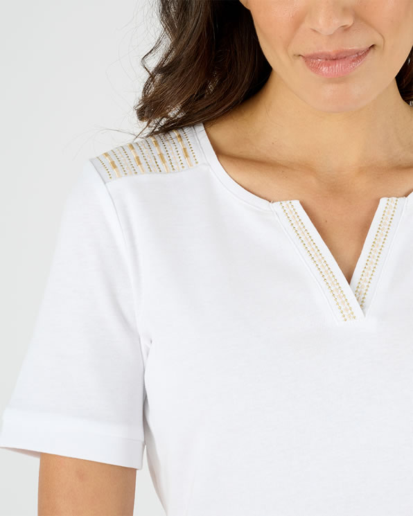 T-shirt col Tunisien