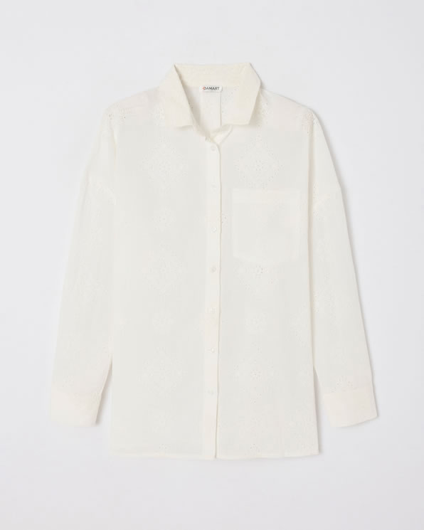 Chemisier broderie anglaise