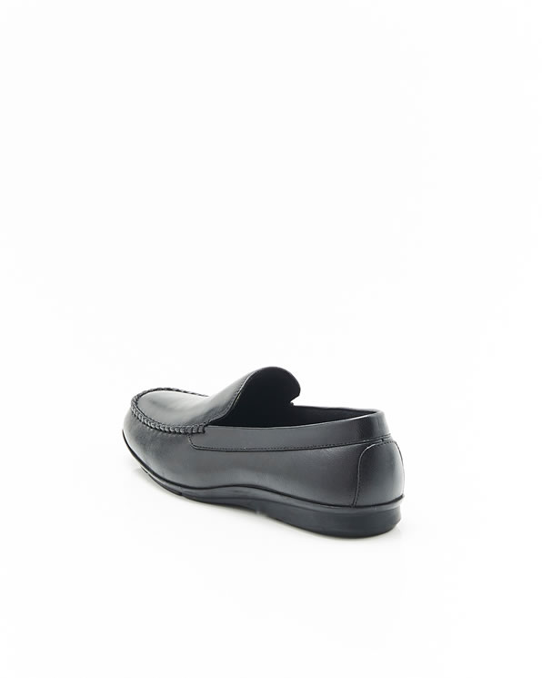 Mocassins en cuir grainé