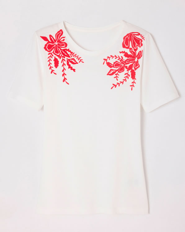T-shirt brodé