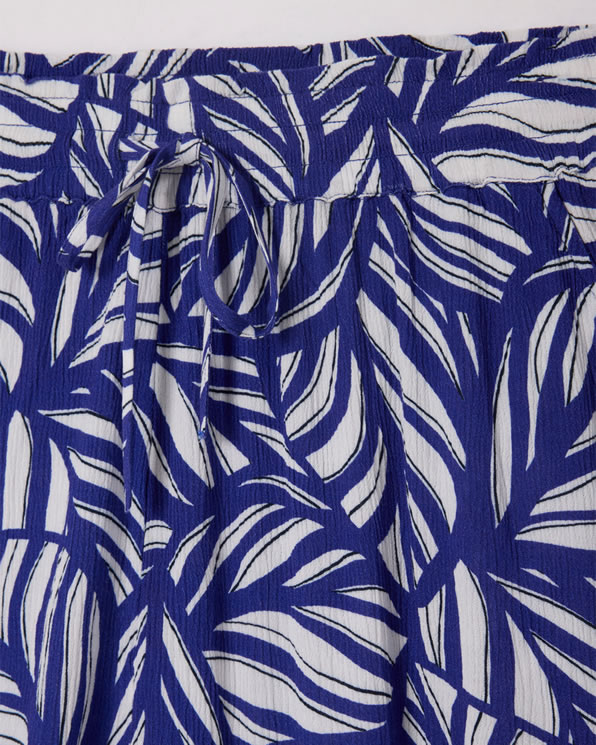 Bermuda en tissu créponné pure viscose