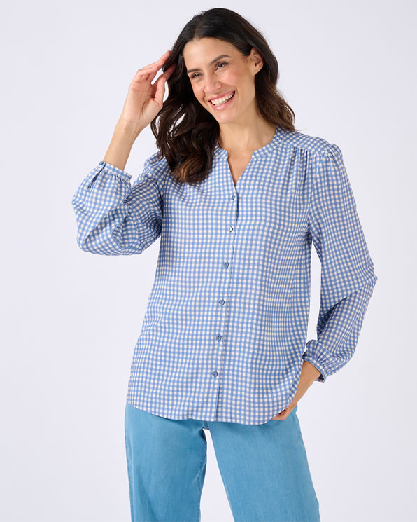 Chemisier carreaux pure viscose