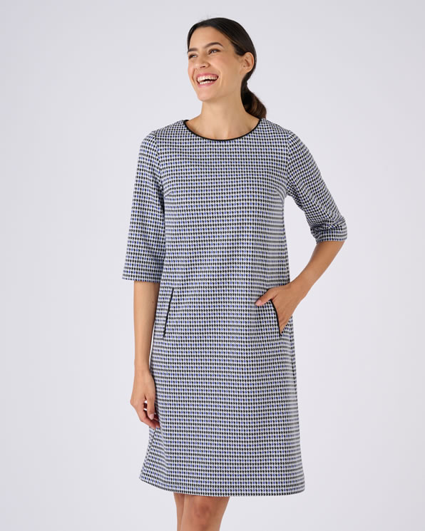 Robe en maille milano jacquard