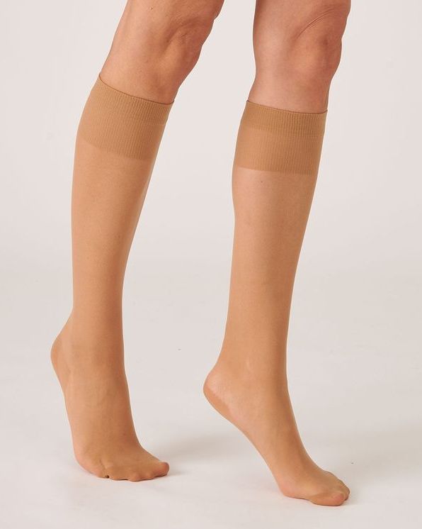 Lot de 4 paires de mi-bas mousse 20D