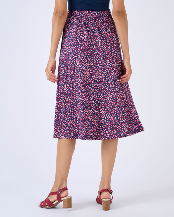 Jupe maille chaude à panneaux