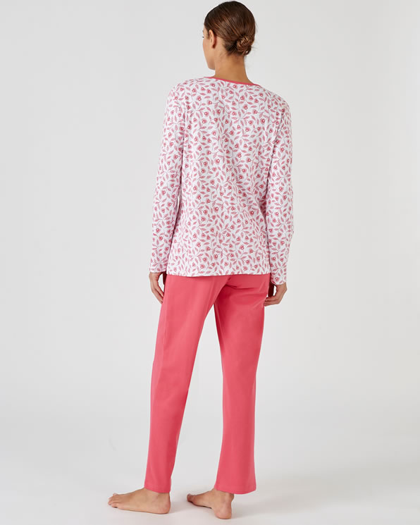 Pyjama maille jersey pur coton peigné
