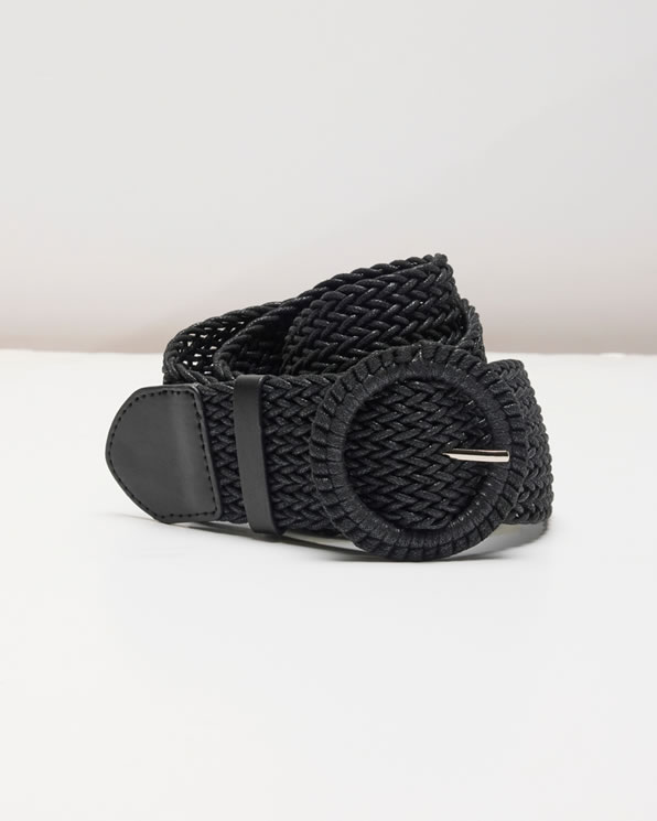 Ceinture large tressée