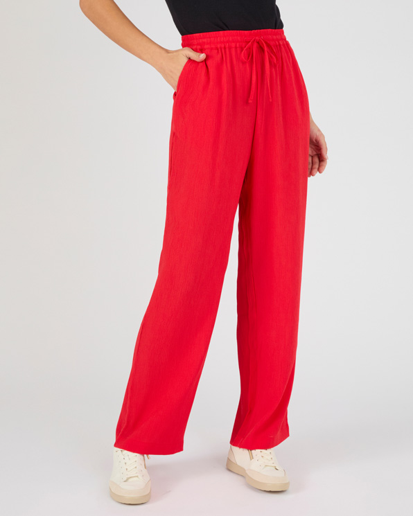 Pantalon crépon enfilable