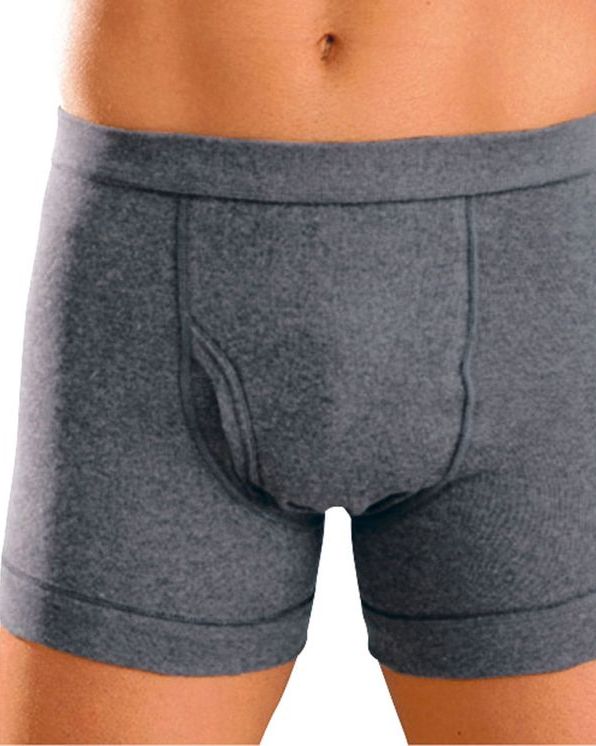 Lot de 2 boxers ouverts devant pur coton peigné