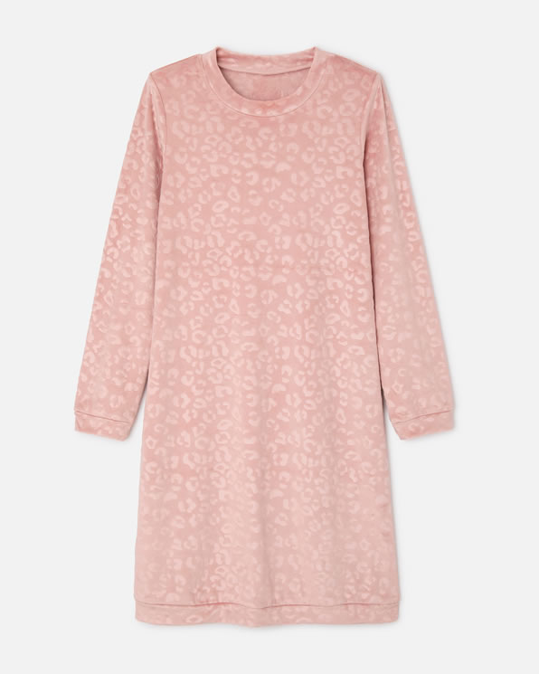 Chemise de nuit Thermolactyl en velours embossé
