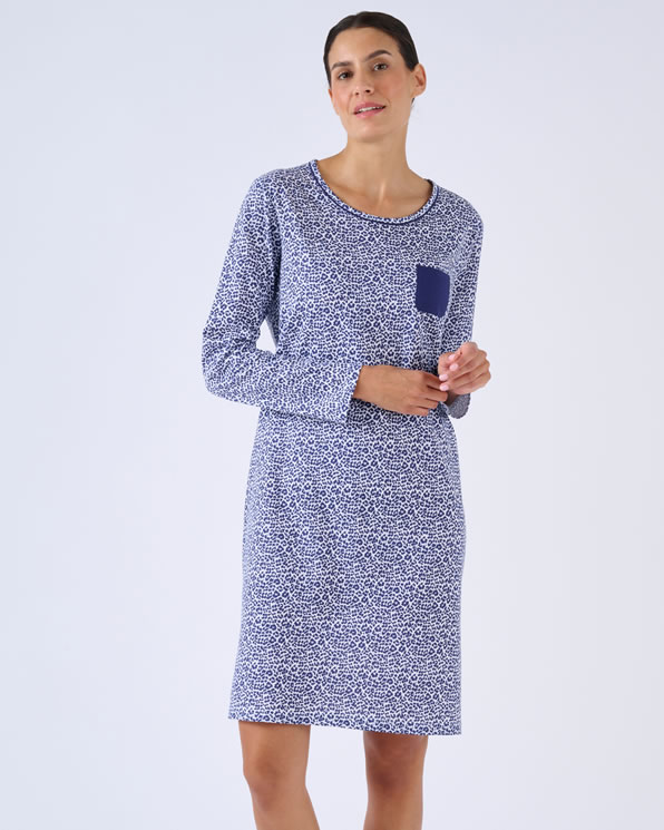 Chemise de nuit en pur coton