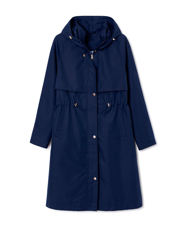 Parka longue esprit trench