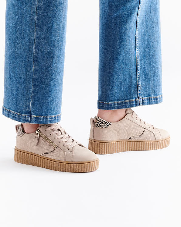 Tennis Amortyl cuir embossé