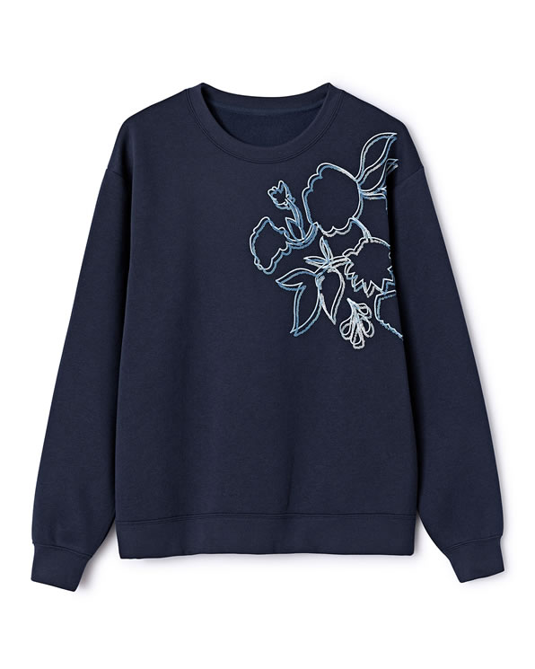 Sweat-shirt Thermolactyl en molleton