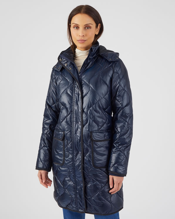Doudoune brillante sale