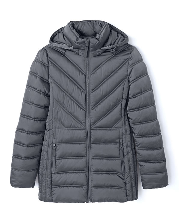 Parka tissu reliéfé Thermolactyl