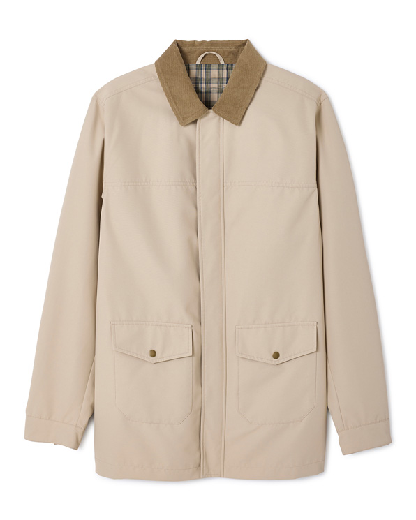 Blouson zippé col velours