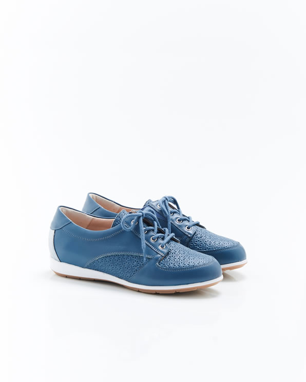 Derbies irisées à lacets cuir vachette Climatyl