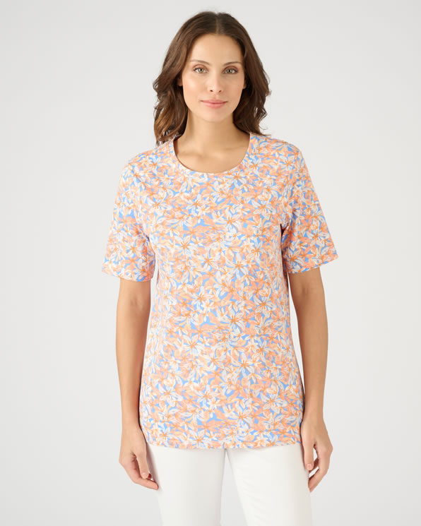 T-shirt imprimé pur coton