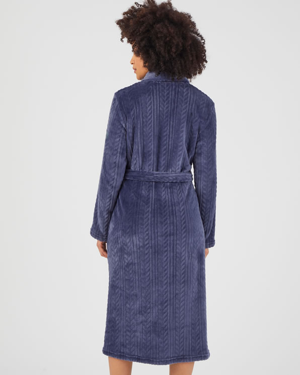 Robe de chambre Thermolactyl en maille reliéfée