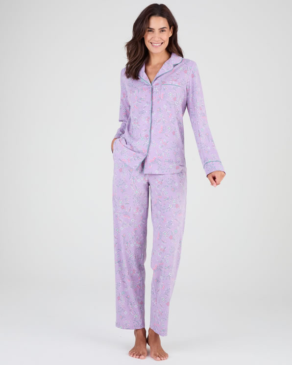 Pyjama boutonné maille jersey