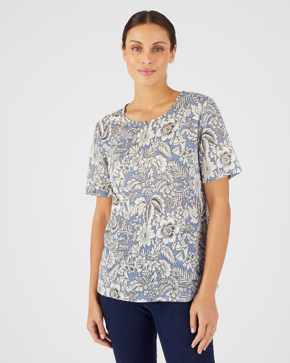 T-shirt mélange lin