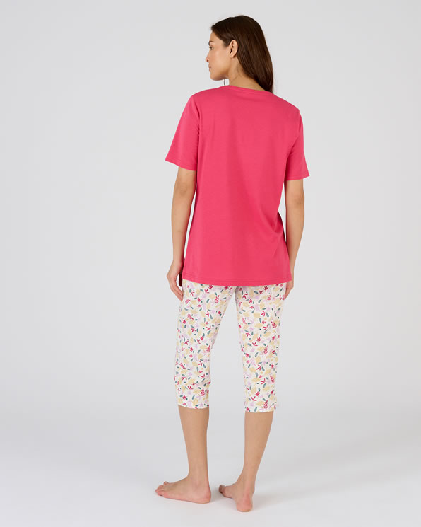 Pyjacourt fantaisie, maille jersey pur coton peigné