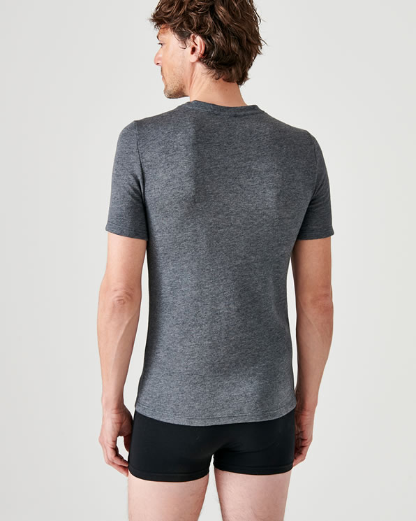 T-shirt double face col V Thermolactyl