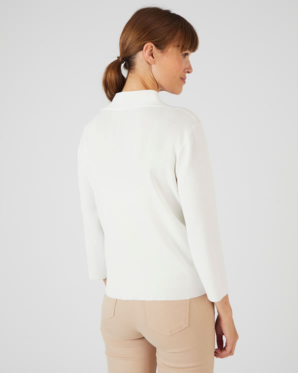 Gilet boléro bord à bord