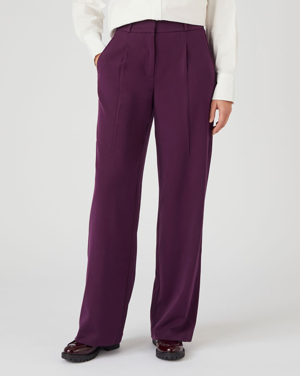 Pantalon large et fluide bi-stretch