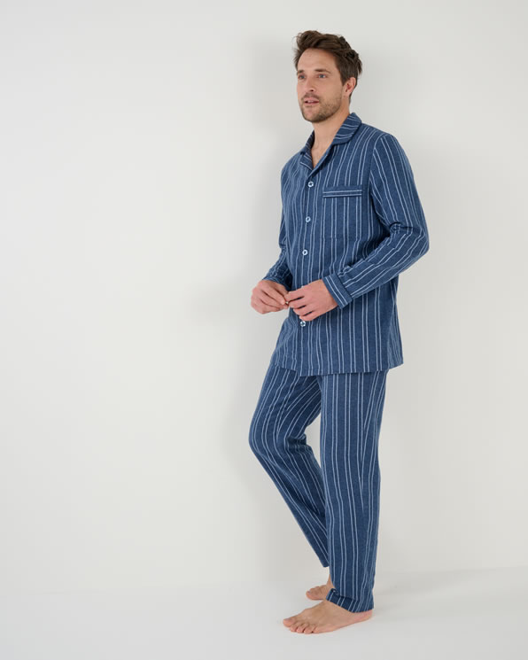 Pyjaveste flanelle grattée pur coton