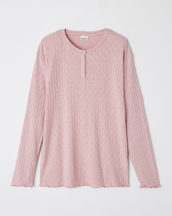 Pyjama en maille pointelle