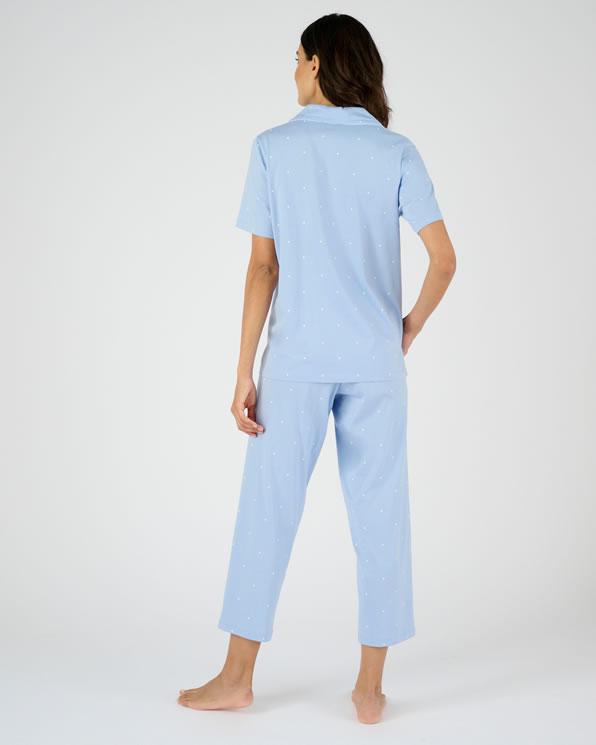 Pyjama 7/8ème boutonné