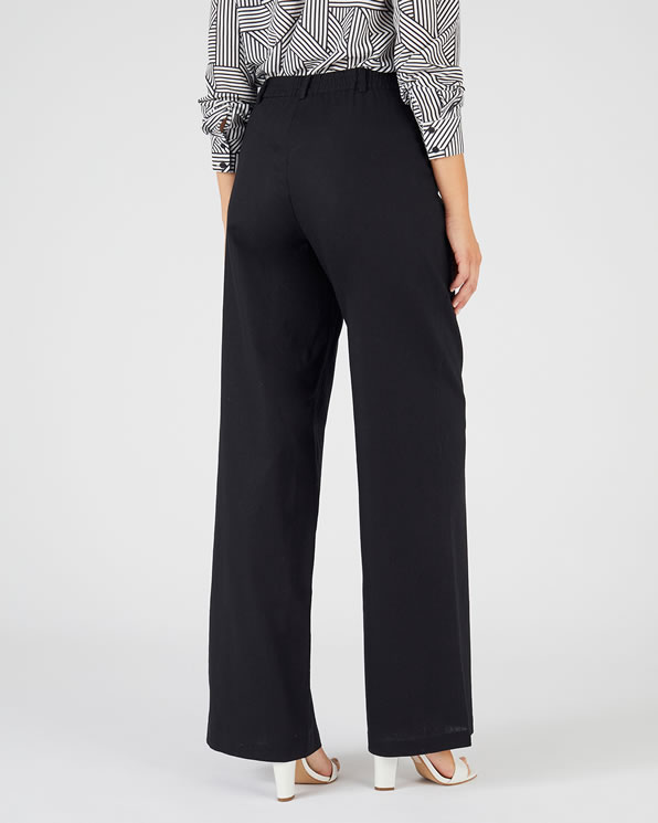 Pantalon mélange lin et coton