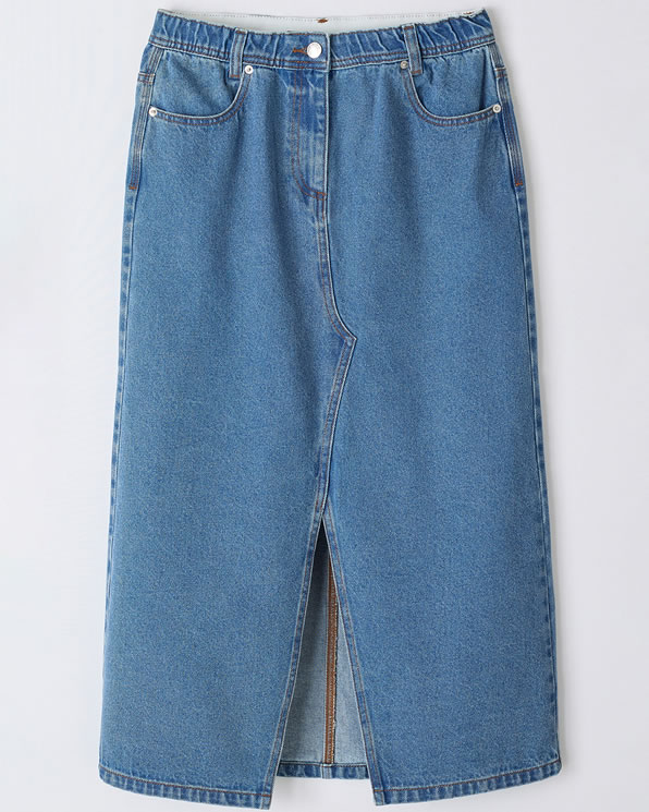 Jupe longue en jean