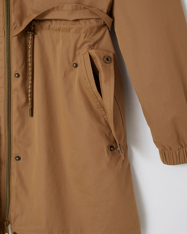 Parka toucher velouté