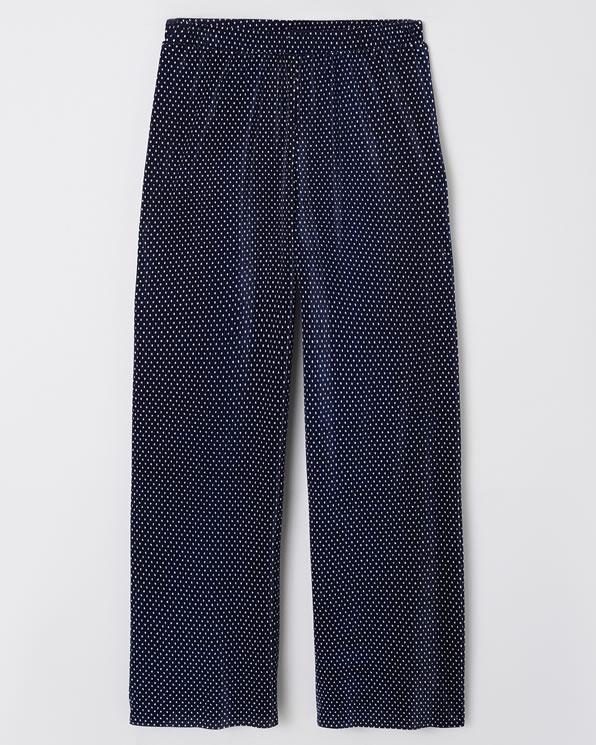 Pantalon 7/8ème plissé permanent