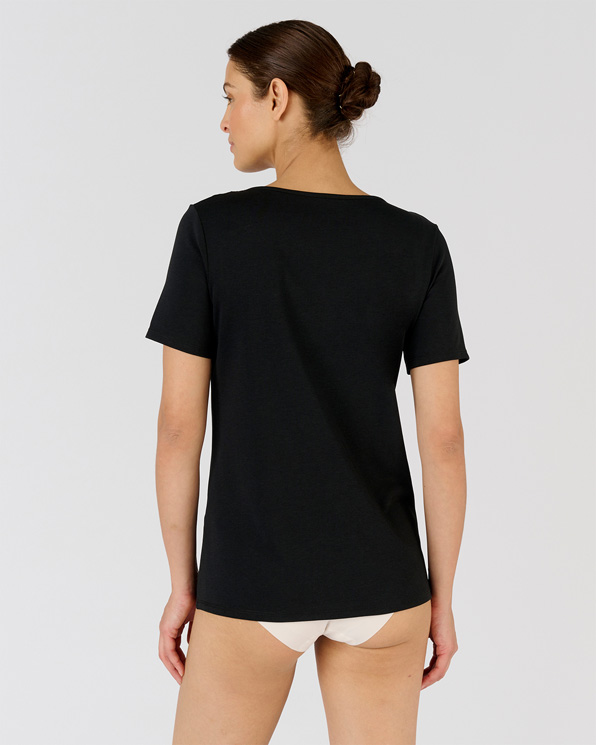 T-shirt Climatyl col dentelle