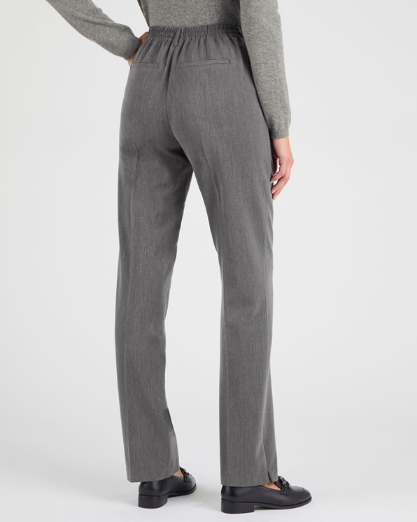 Pantalon droit classique enfilable