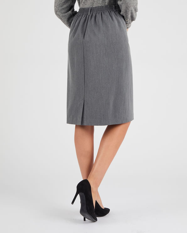 Jupe droite classique enfilable