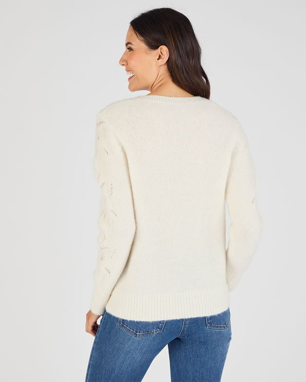 Pull mélange laine et alpaga