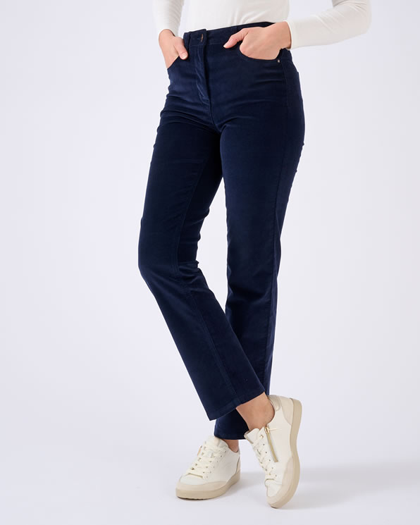 Pantalon velours milleraies Perfect Fit by Damart
