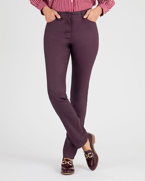 Pantalon 5 poches enduit